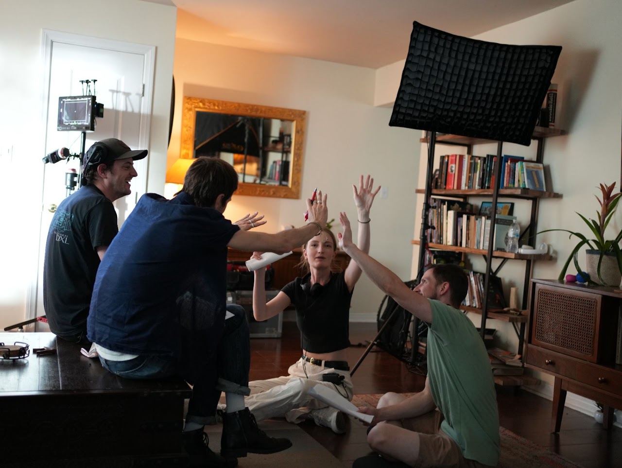 Behind the scenes on the set of Still Here